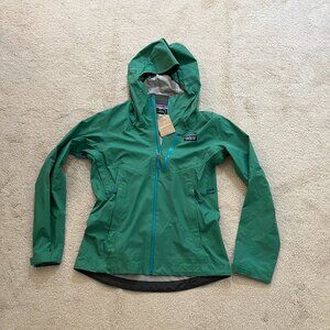 New Patagonia Women's Granite Crest Rain Jacket Gather Green Size Small 85420